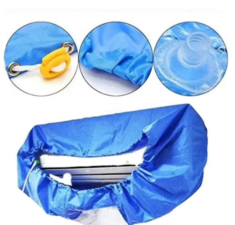 Manual Home Air Conditioner Pvc Washing Bag Cover For Split Ac Parts ...