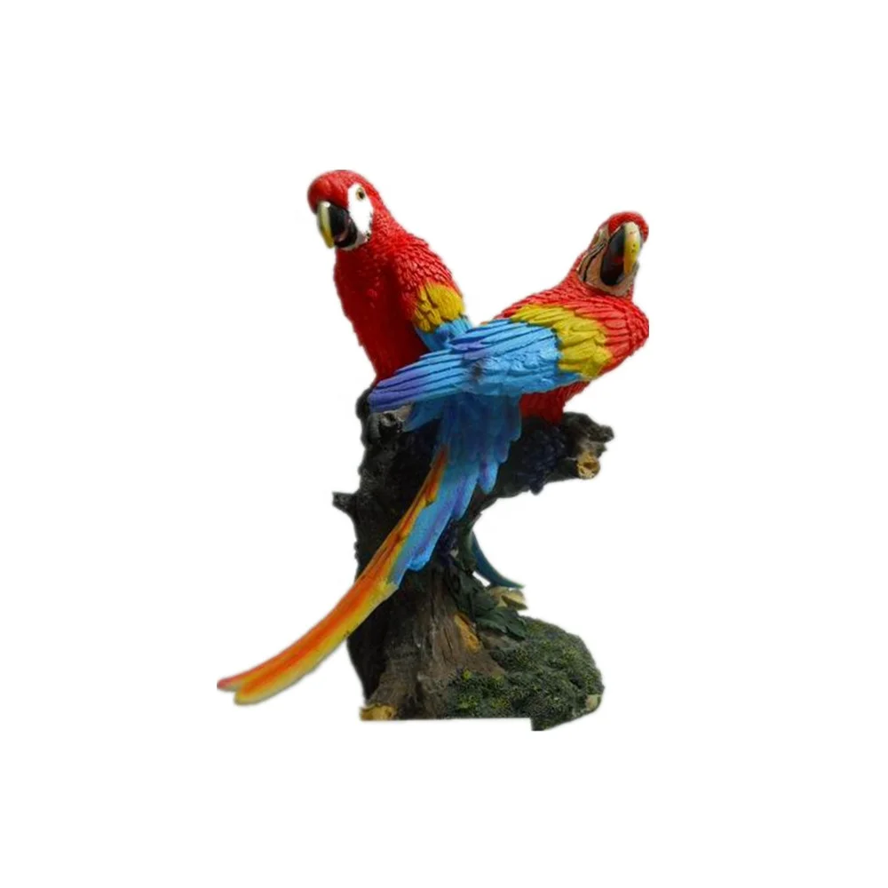 materiale in resina naturale Statuetta di mini uccello 7 Uccello Decor 5 cm con resina sintetica 