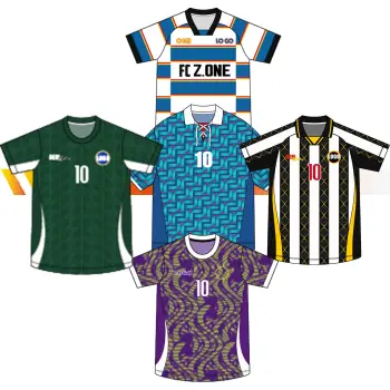 Men's Club Football Jersey Shorts Set Hot Selling Retro Custom Sublimation Design Automated Cutting