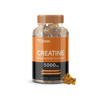 Customized Label and Logo Factory Supply Creatine Gummies for Enhancing Workout Performance and Accelerating Recovery