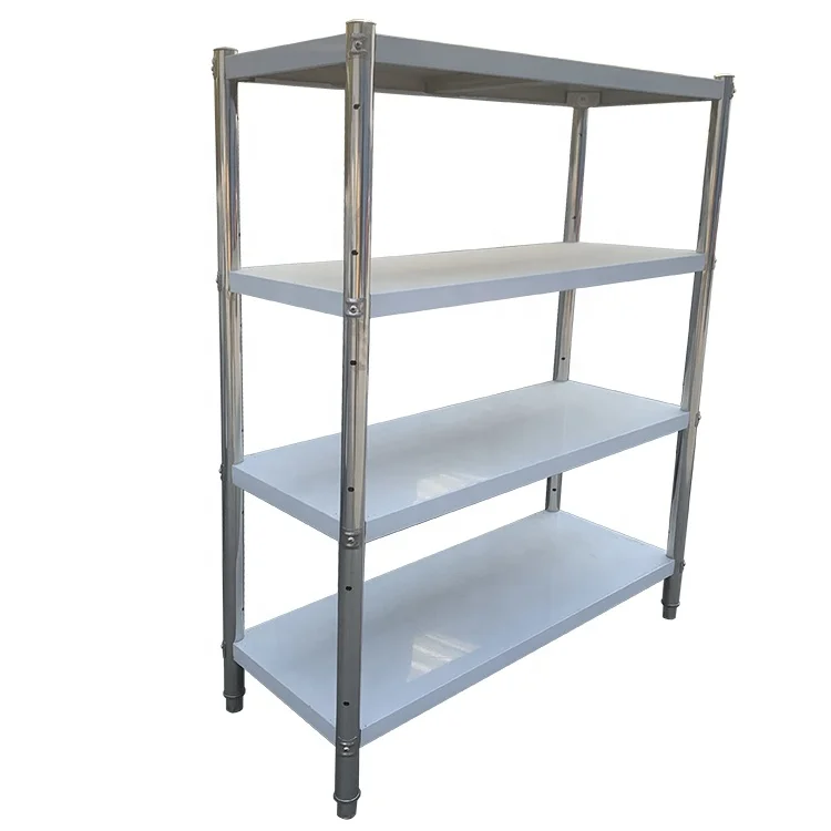 Customized stainless steel work table kitchen dish storage shelf metal ...