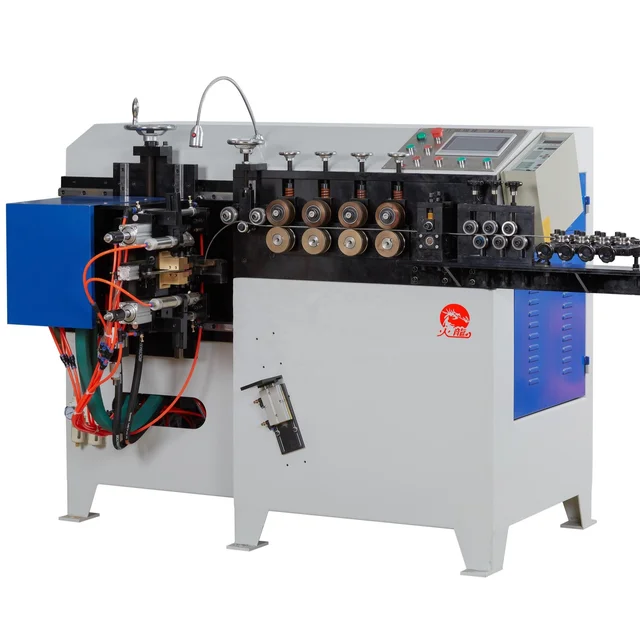 Ring Making and Welding Machine adopts PLC Program Control