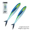 Azzurro, taglia grande, confezione da 2 - 16 cm