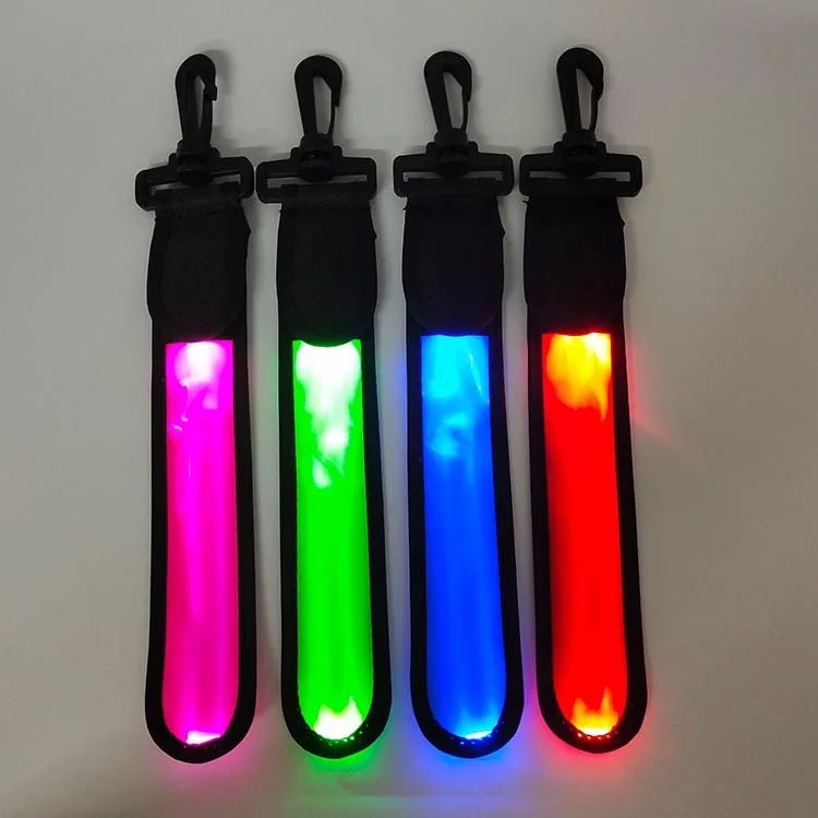 New Led Backpack Belt Bicycle Riding Warning Light Outdoor Climbing Led