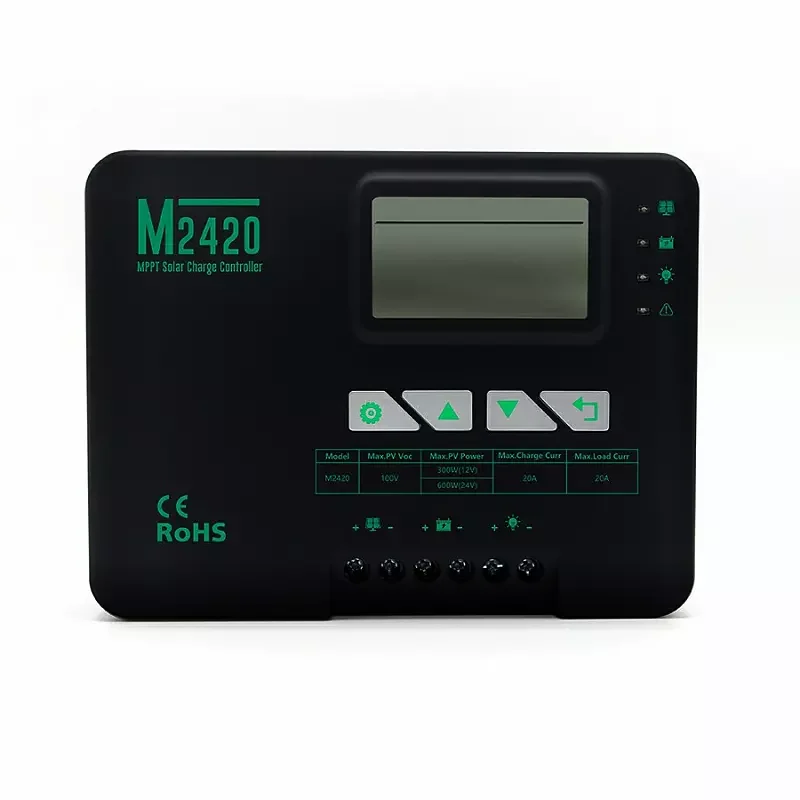 Solar Charge Controllers 20A 30A 40A MPPT Solar Charge Controller 12V 24V