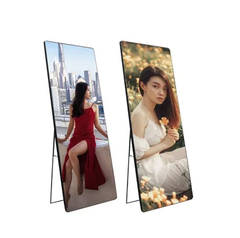 Full Color Indoor Led Wall Panel Screen Indoor Led Poster Advertising Screen Poster Led Screen