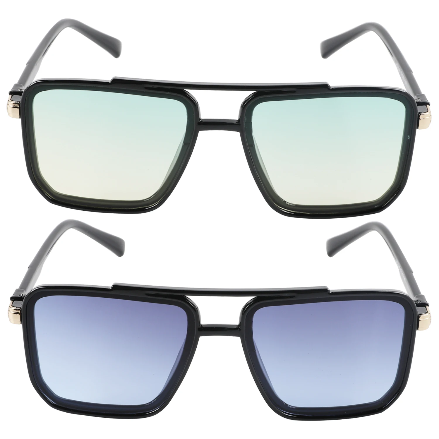 Men's Outdoor Cycling Retro Double Beam Sunglasses