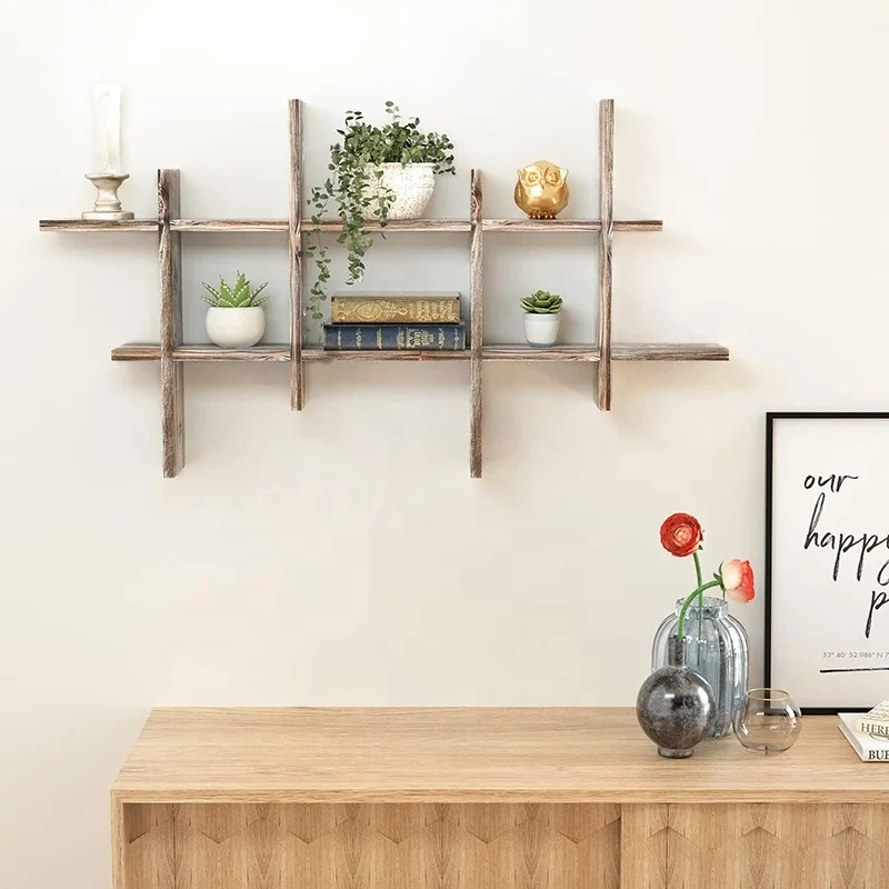 Oridom Estantes Flotantes Para Pared, Juego De 2 En Madera Negra, Estante Montado De 24 Pulgadas Para Cocina, Sala De Estar, Dormitorio, Baño, Almacenamiento, Estante Para Libros, Decoración Del Hogar