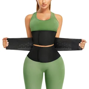 Hot Selling Everyday Sports Fitness Waist Trainer Firm Control Slim-Fit Sweat Belt for Men and Women Made of Silk
