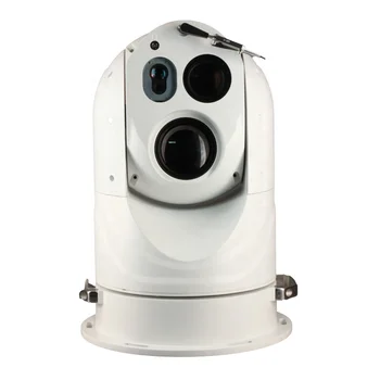 AI-driven Fire-smoke Detection Multi-sensor Thermal Long Range PTZ Camera Dual Sensor  Thermal LRF PTZ Camera