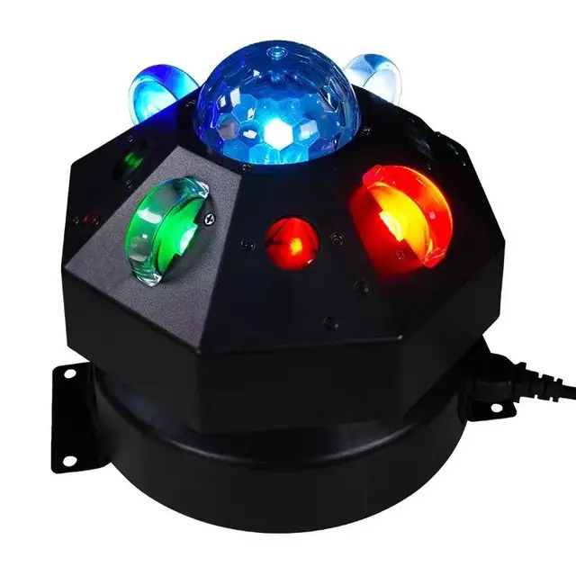 Colorful rotating magic ball lights, KTV lights, disco lights, bar atmosphere lights, laser voice-controlled stage lights