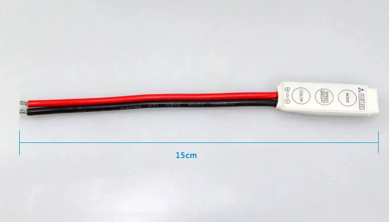 The Best Selling High Quality Light Strip Dimmer RGB LED Light Strip Mini 3-button Controller