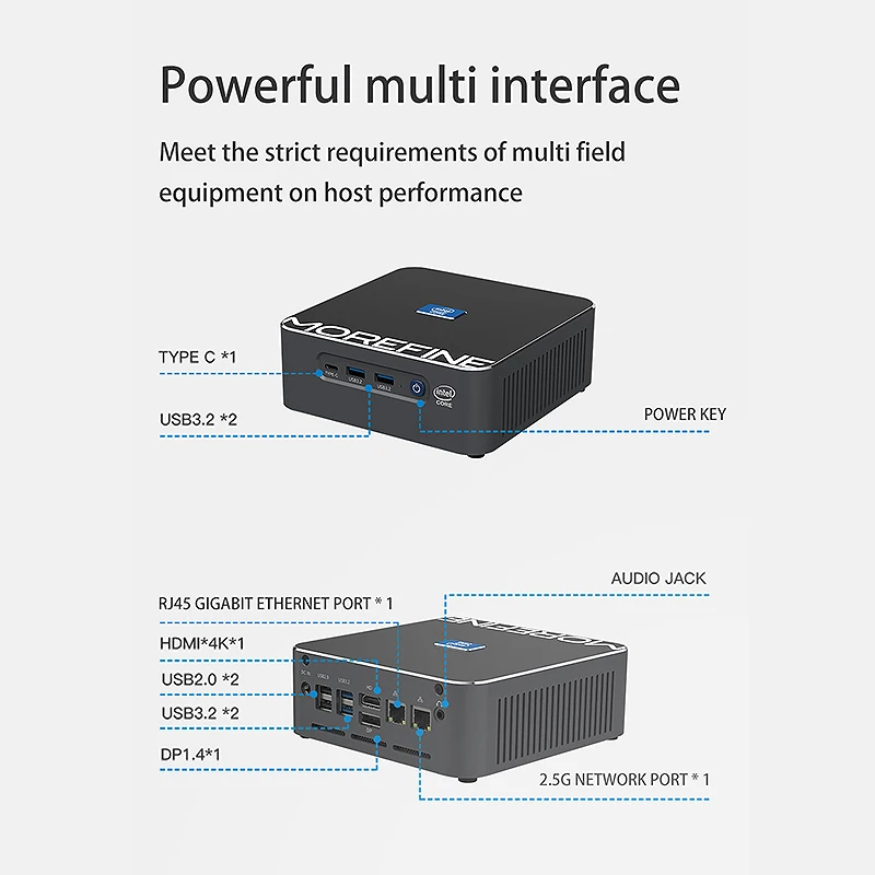 S600 Alder lake 12th gen 12900H WIFI 6e MINI PC Win11 support 3 displays Gaming Computer