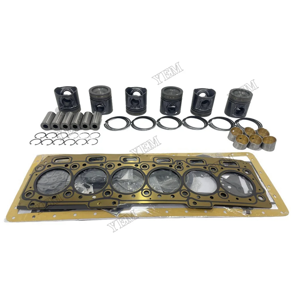 For Caterpillar C6.6 Overhaul Kit With Piston Rings Gasket Kit Engine Parts Manufacturer Direct Sales