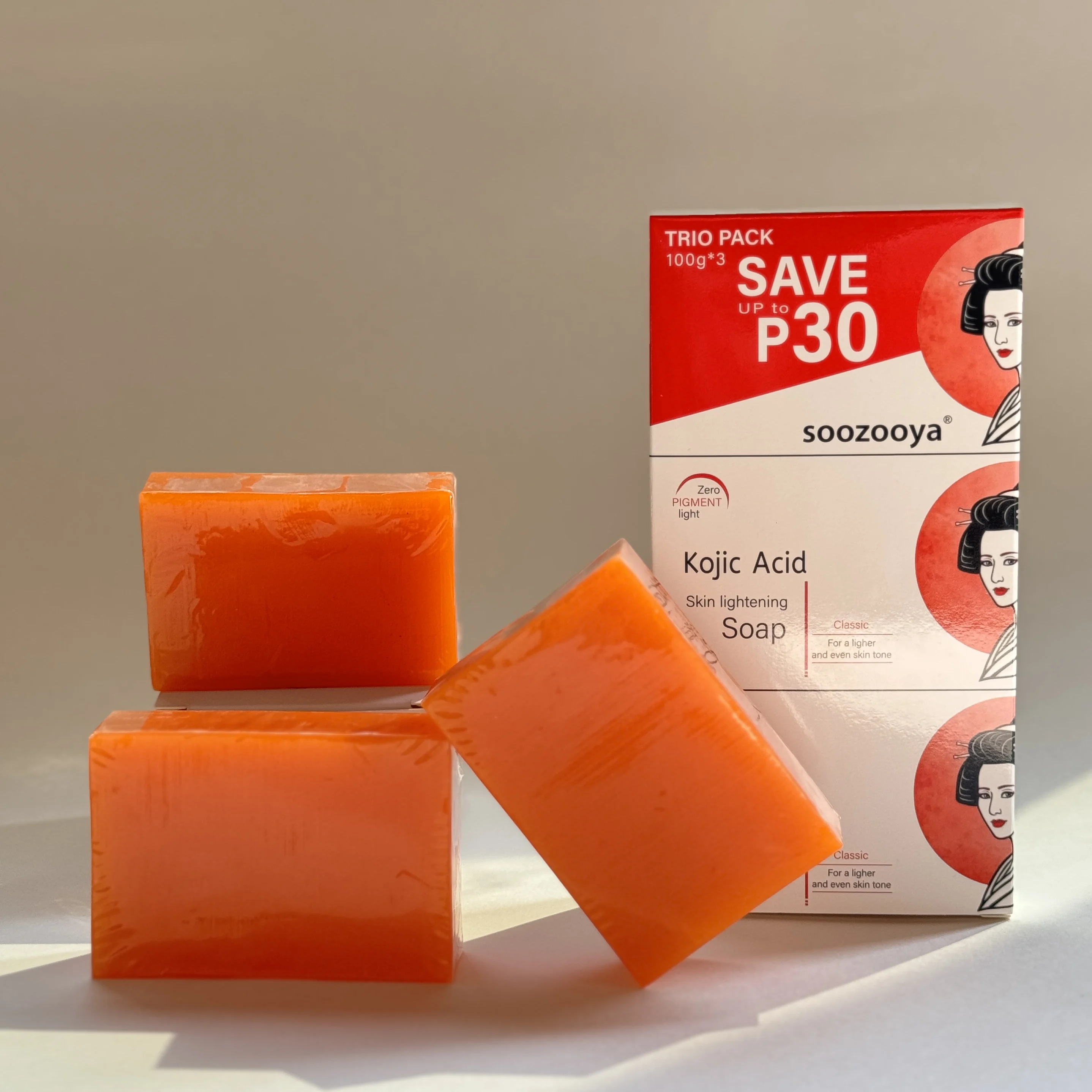 Private Label Original Skin Whitening Soap Brightening Lightening Bath Bleaching Body Face Whitening Kojic Acid Soap