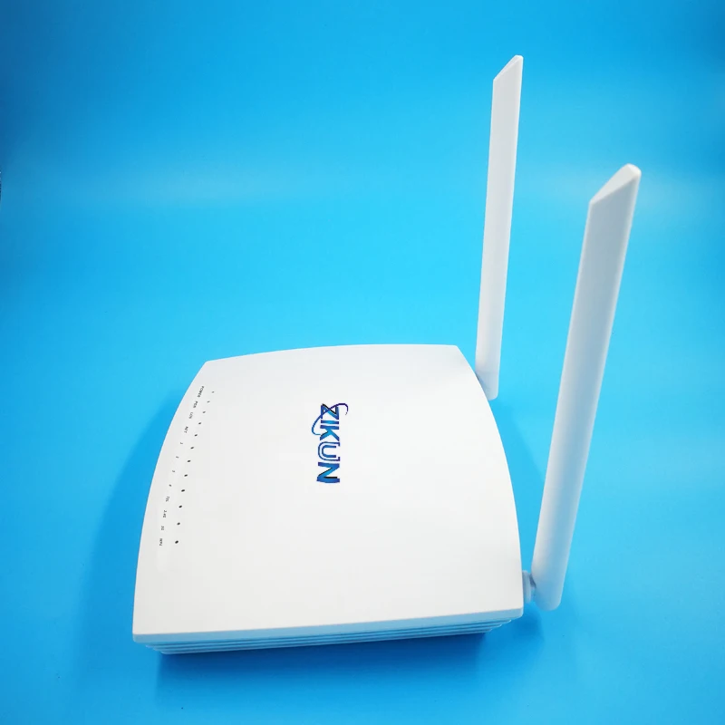 ゆん Dual Band ONU Zikun ZC-521 GPON, 1GE+3FE, 2.4G & 5G AC WiFi, VoIP