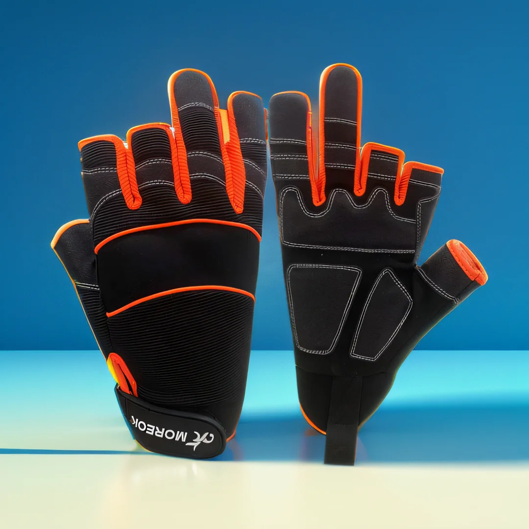 Перчатки велосипедные Нескользящие с двумя пальцами