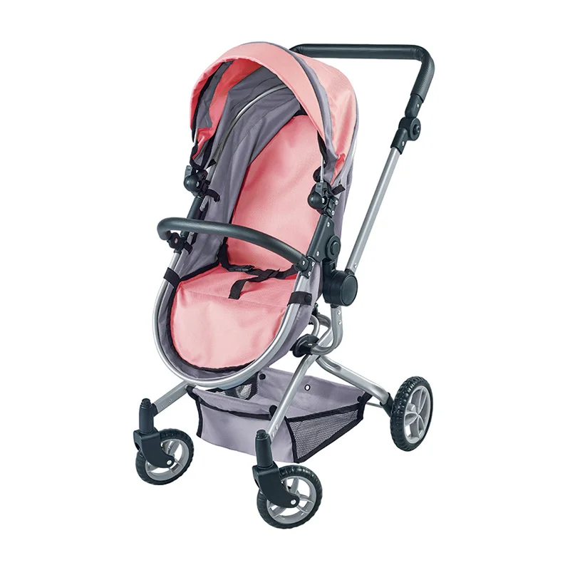 Kids Toy Stroller Multi Function Dolls Carriage Baby Doll Pram Stroller 2 in 1 Baby Doll Stroller Set