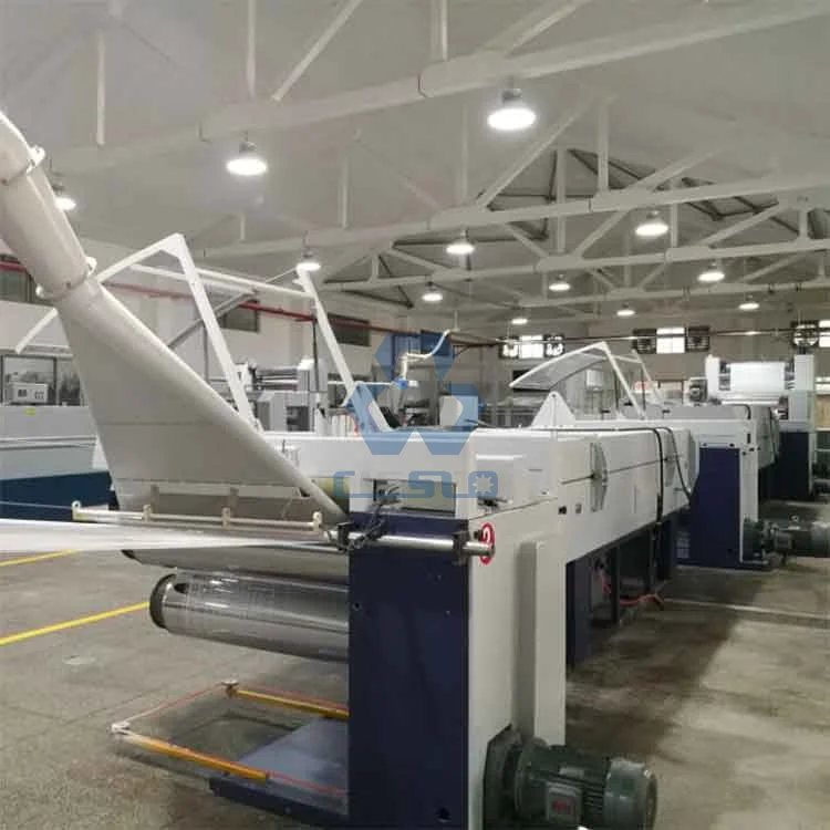 HIGH TENSILE FIBRILLATED FLAT FILM EXTRUSION MACHINE