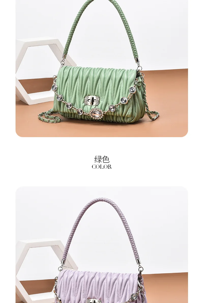 chunky chain link shoulder bolsa