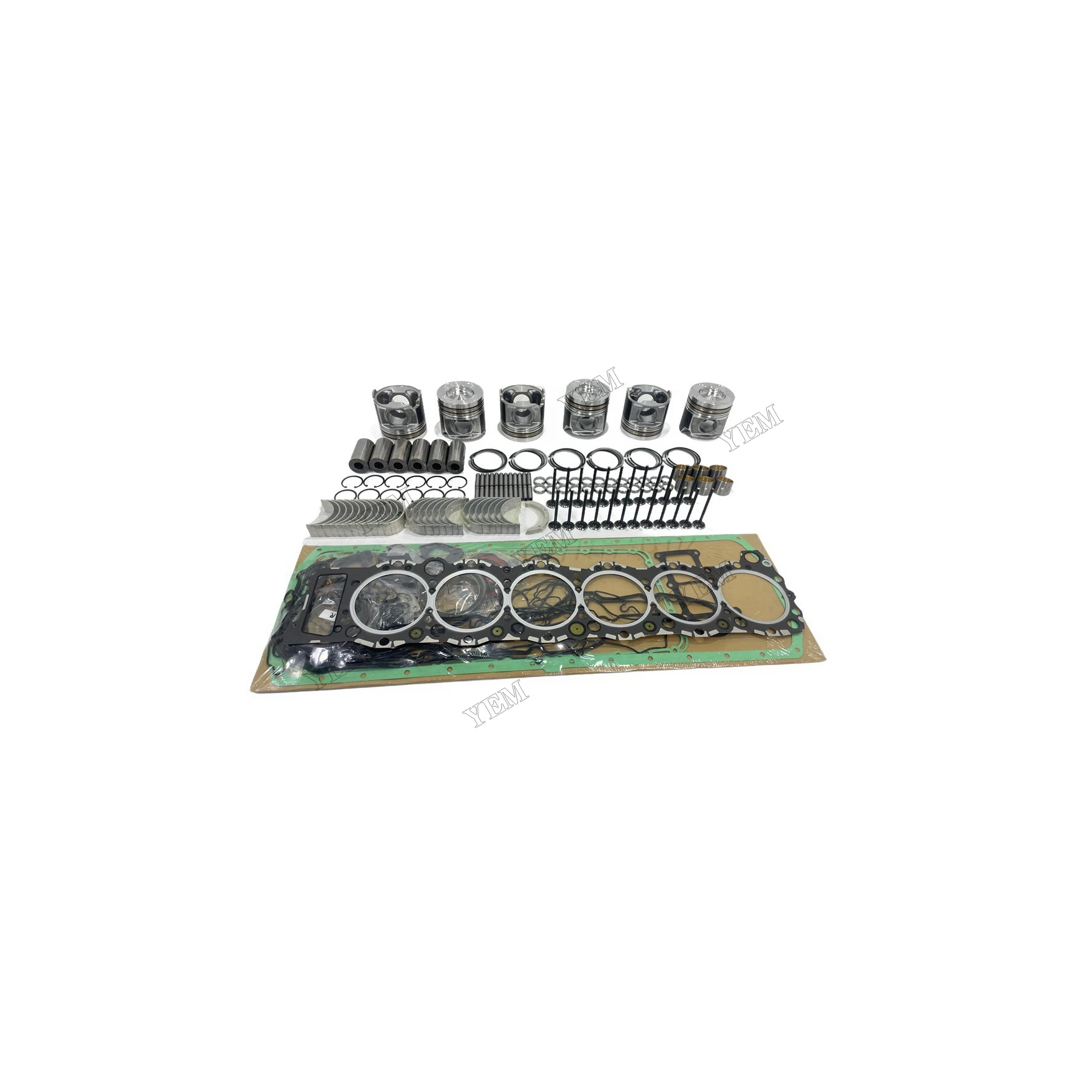 Repair Kit With Full Gasket Set Cylinder Piston Rings Bearing Valves Suitable for Isuzu 6WG1s Aftermarket Engine Spare Parts