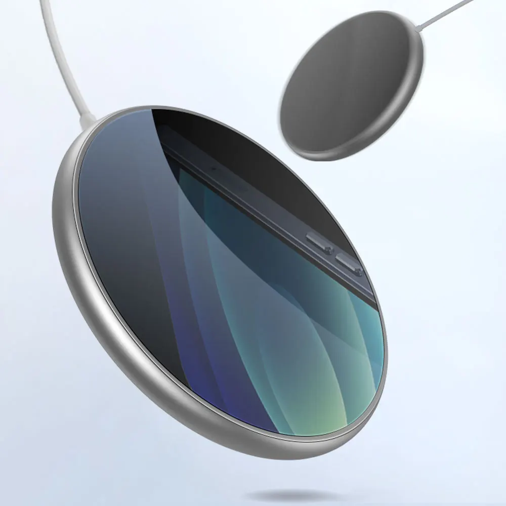 IPSKY новая технология 15 Вт Быстрая зарядка беспроводное зарядное устройство Держатель для мобильного телефона для iphone 12 зарядное устройство