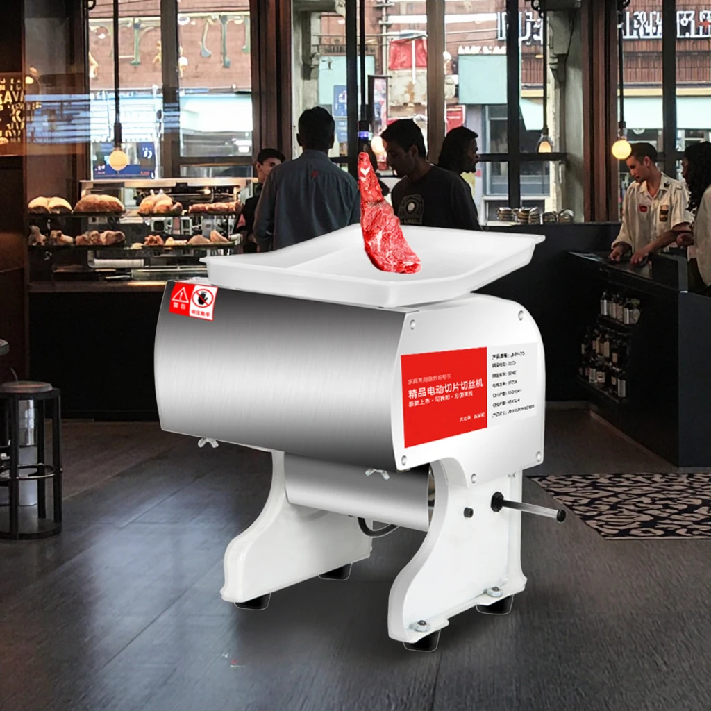 All-in-One Homemade Meat Cutting Machine for Restaurant and Farm Processes Meat Into Strips Cubes Dices Slices (New Used)