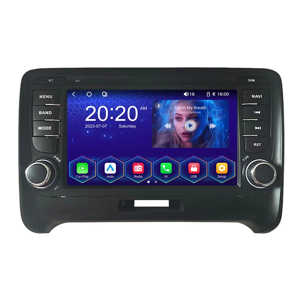 MEKEDE SS10 Linux System IPS Touch Screen Car Player for 7inch Audi TT Support Rear Camera DAB FM AM