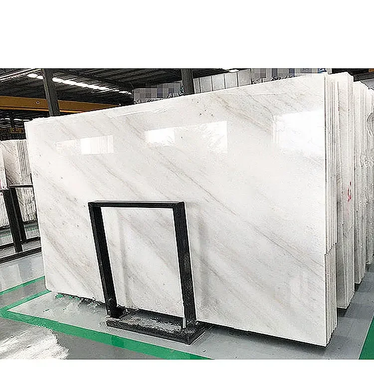 Guangxi White Marble Floor Tiles & Bathtub Natural White With Grey Veins Economical Slab for Villa Countertops