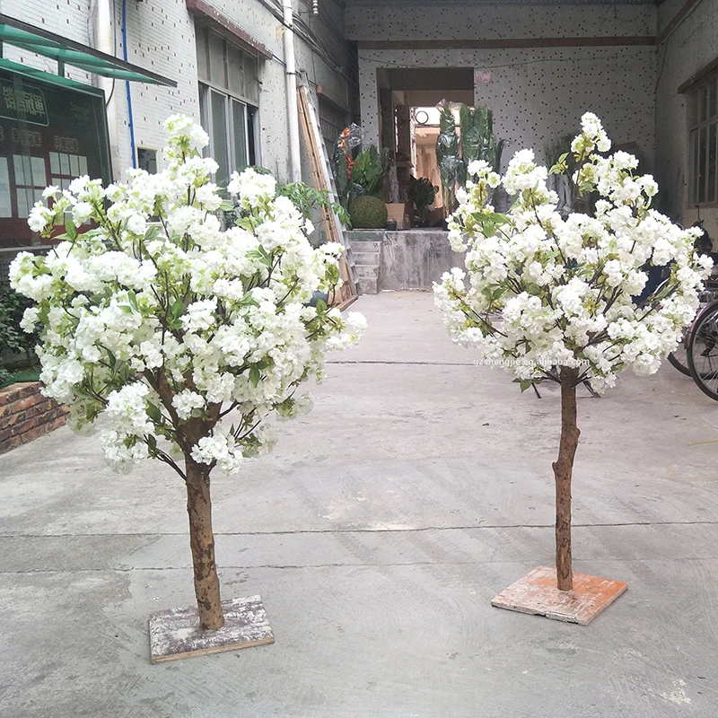 Pequeño 2m Blanco Mini Árbol De Flores De Cerezo Artificial Sakura Árbol  Centro De Mesa - Buy Artificial Árbol De Cerezo Para Decoración De Boda  Mini Árbol De Flor De Cerezo Blanco