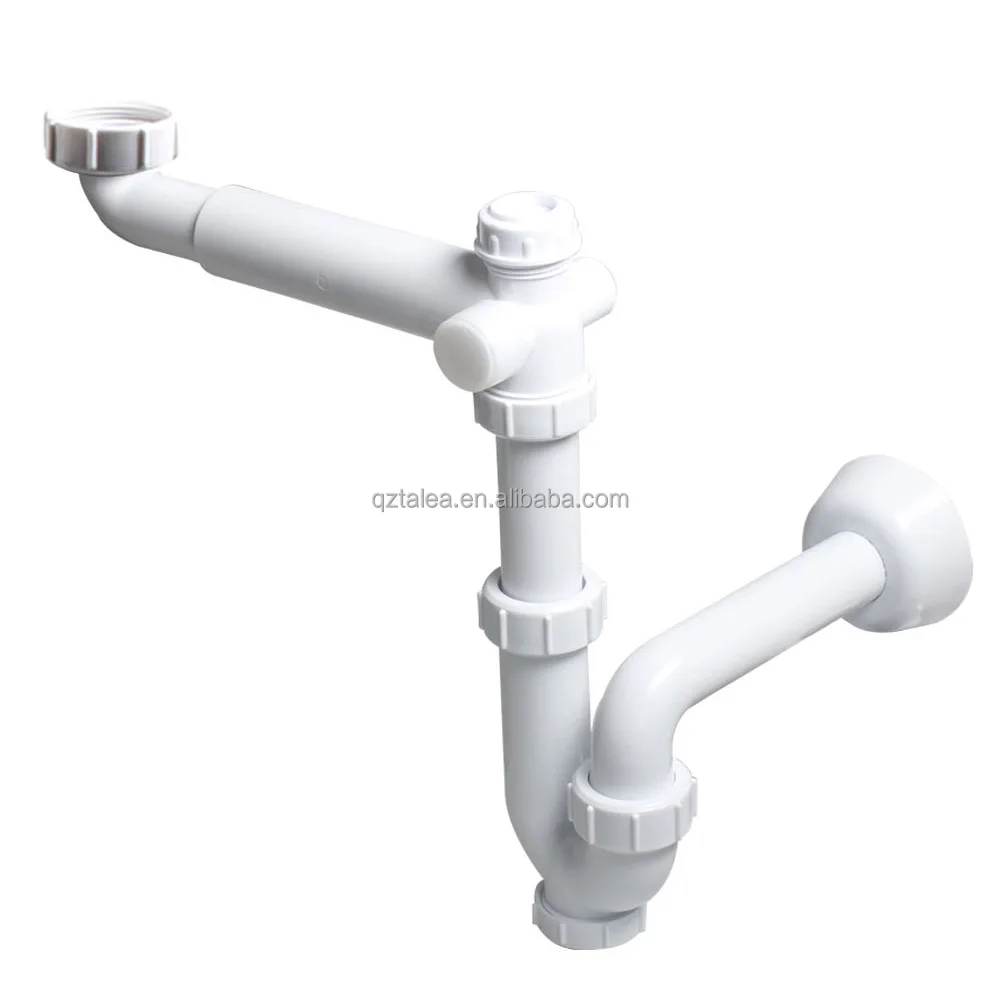 Talea 1 1/4" Washing Basin Waste Kit Drainpipe Space Saving Basin U