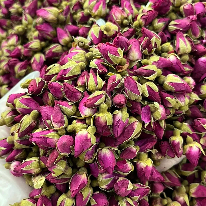 Wholesale Organic Rose Buds High Quality Loose Leaf Tea Blooming Tea