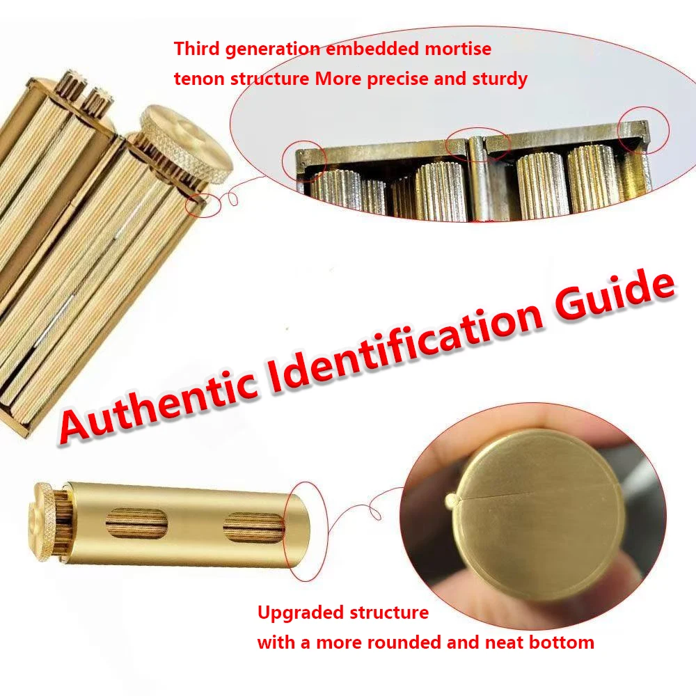 Brass Cigarette Roller Cigar Manual Smoke Rolling 70mm Herb Tobacco Roller  Maker