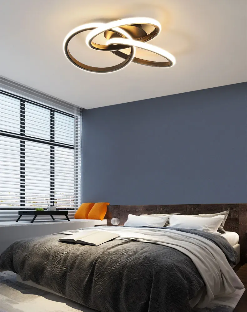 Creative personality warm and romantic bedroom lamp special-shaped room lamp net red light luxury art led ceiling lamp