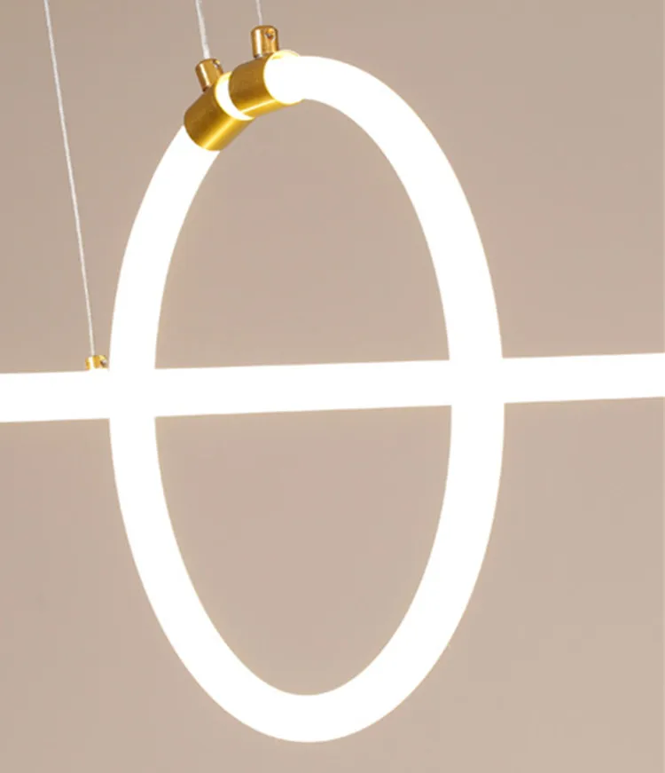 New style led pendant light restaurant nordic simple chandelier creative modern pendant light