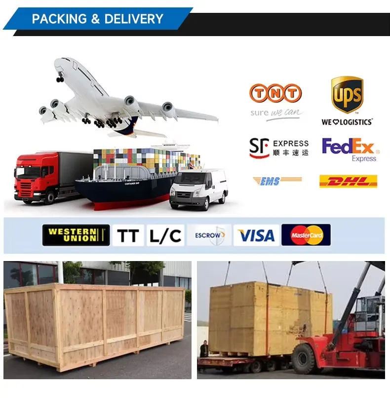 Packaging & shipping specifications