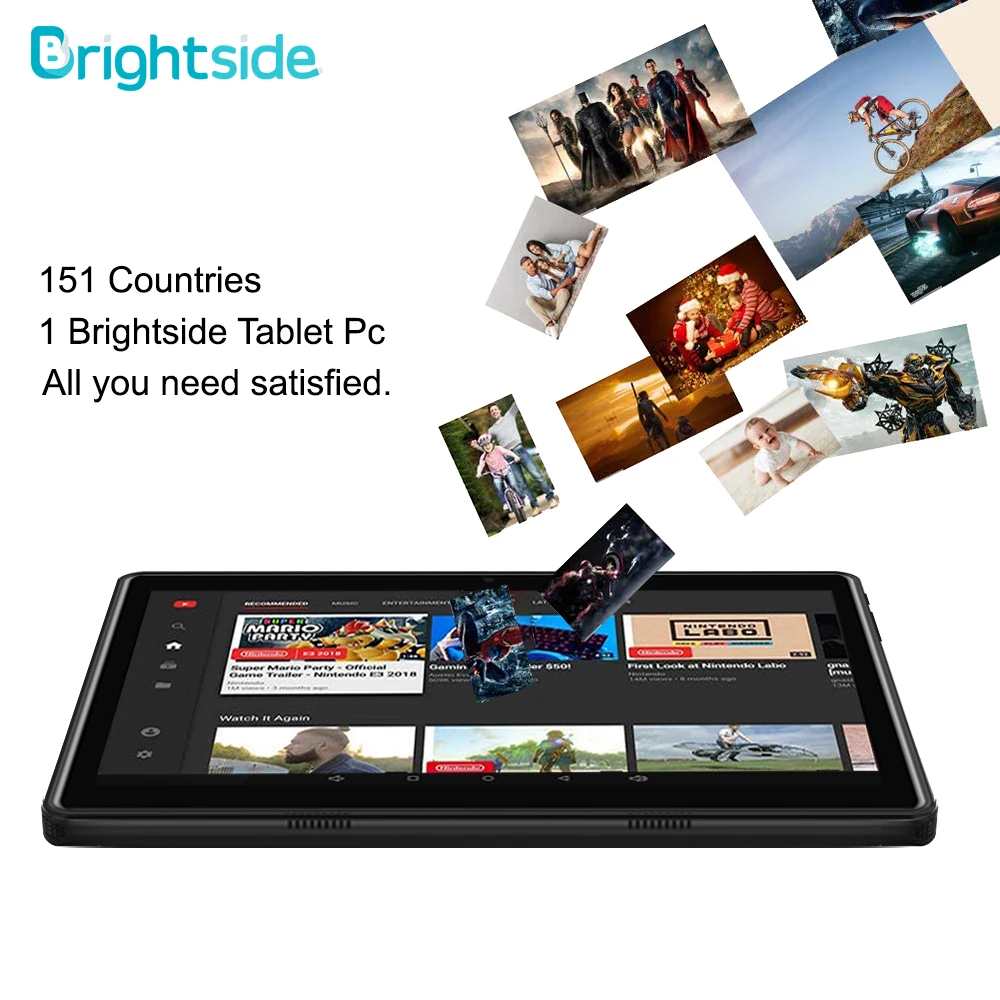 Высокое качество MTK8321 Android 10,0 Восьмиядерный 10,1-дюймовый двойной Sim GPS Wifi 4G планшетный ПК