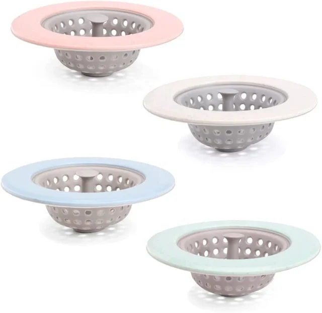 Silicone Kitchen Sink Strainer,Large Wide Rim