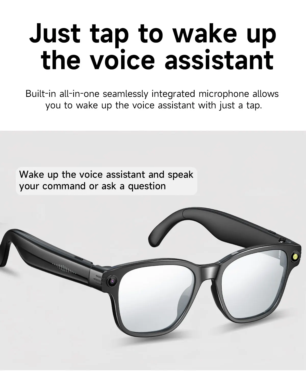 Chinese factory supplier supply  Sanvnet L801 Smart Ai Glasses With 8mp Hd Camera Video Recording Wifi Transmission Real-time Translation Smart Wearable Headset - Buy L801 Smart Glasses wireless Eyewear smart Wearable Devices