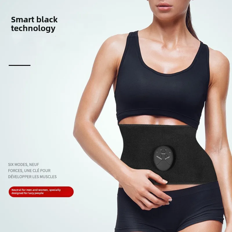 EMS Muscle Stimulator Electro Stimulator Muscle Fitness Belt Waist Trainer Belt for Women and Man