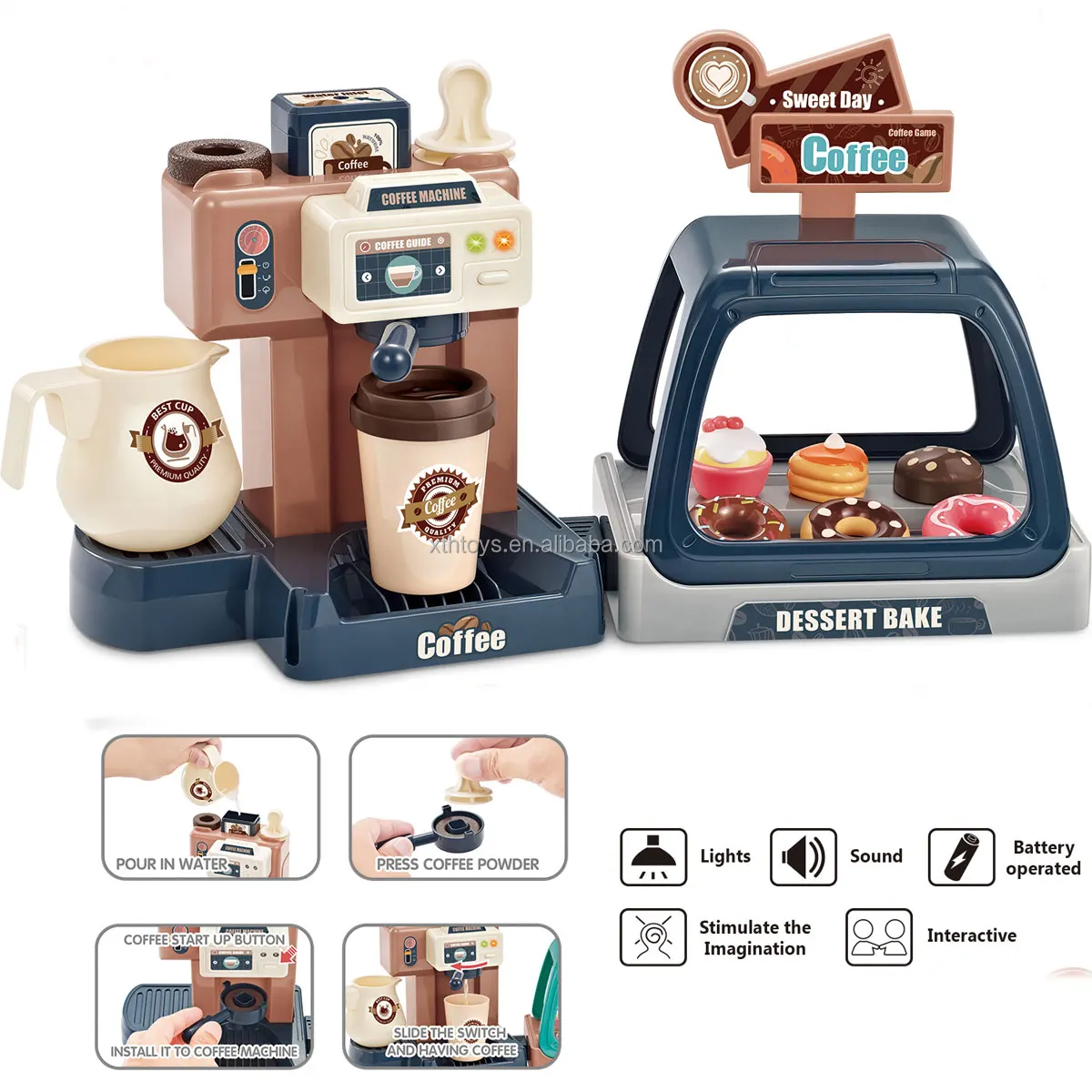 toy coffee machine with sound