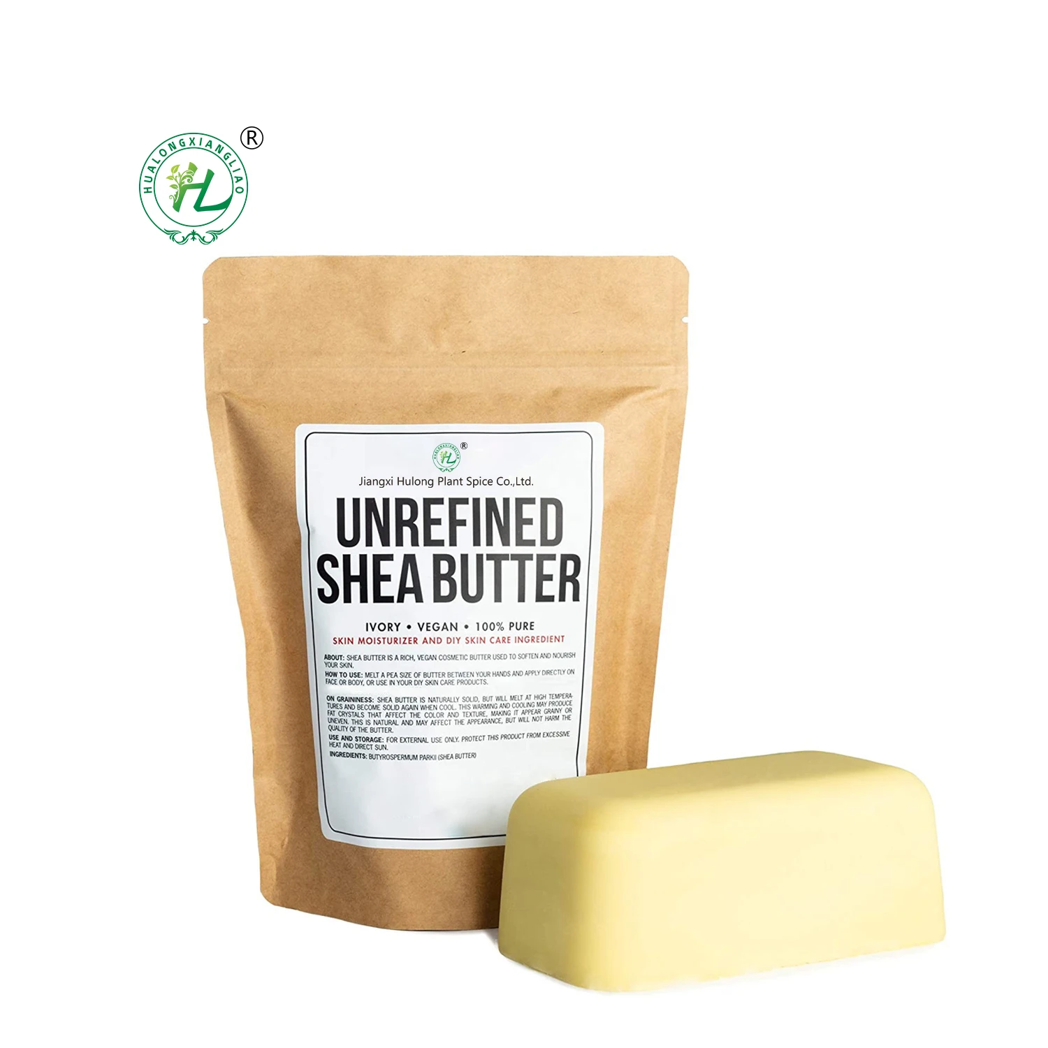 HL- 1 кг упаковка для сырого масла ши оптом чистое нерафинированное масло Африканское белое органическое женщин сухая