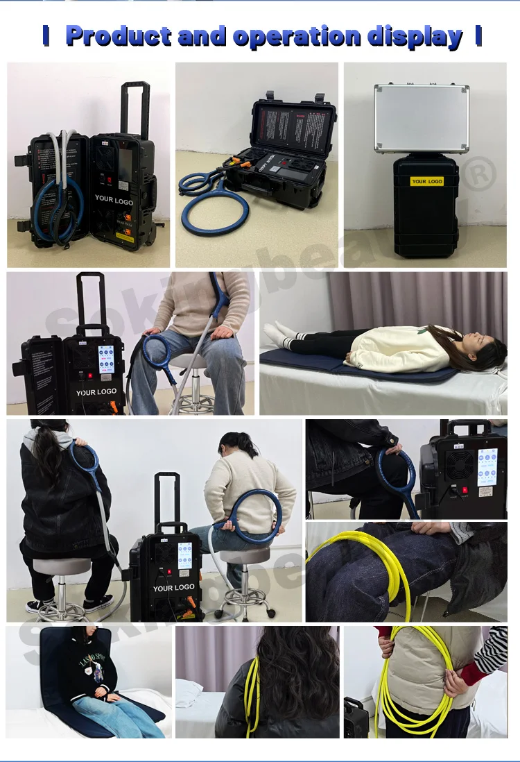 Newest PEMF Machines LOOP Pemf Magnetic Therapy Device Professional Pemf Recovery Therapy Mat Massage Machine for Pain