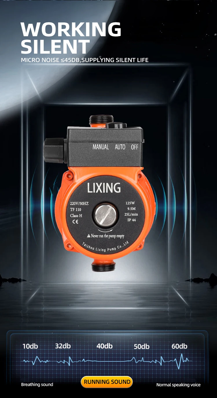 LPA15-110Copper Bomba blindada para torneira de cozinha Bomba quente e fria para aquecedor