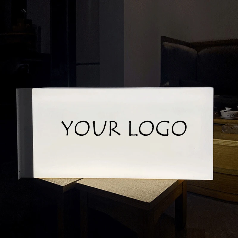 Custom Design Led Light Box Sign Advertising Acrylic Double Sided