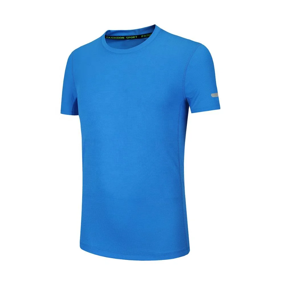 JL0713C High Quality Men Running Sports T-Shirts Quick Dry Sublimation Blank T Shirts Polyester for Men