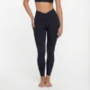 V waist pants black