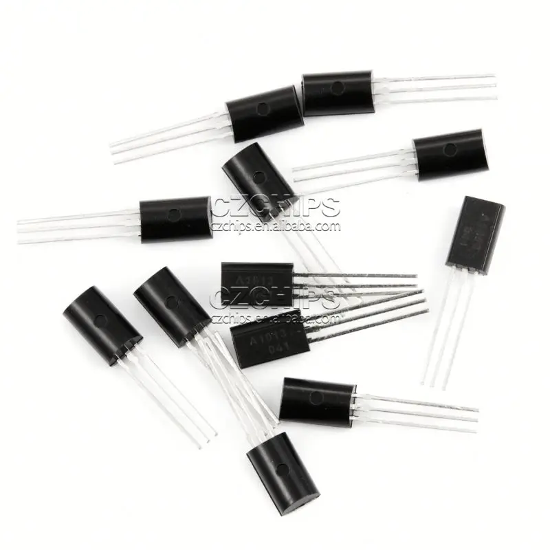 Lot De 50 Transistors PNP 2SA1013 TO-92L - Courant -1A, Tension -160V - Pour Projets électroniques DIY