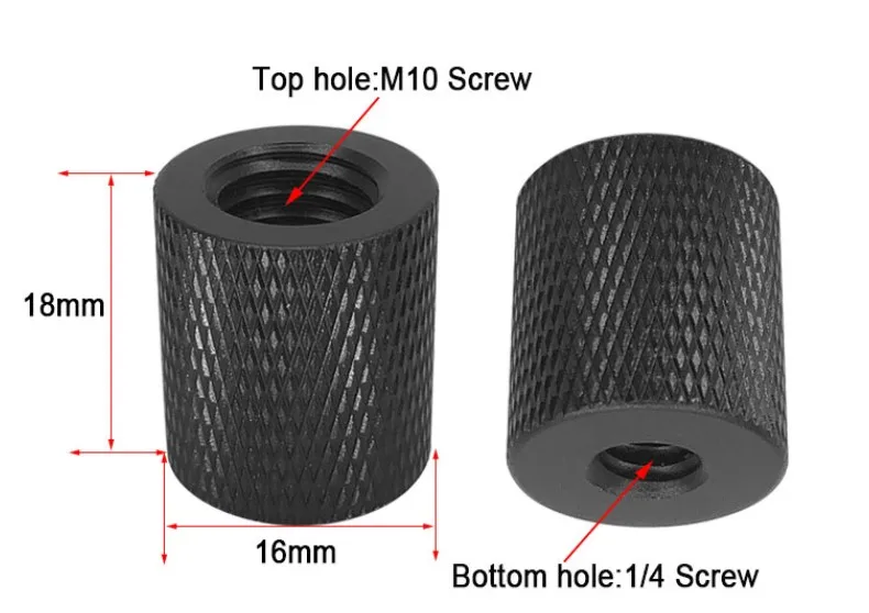 カメラネジ1/4からM4 M5 M6 M8 M10 3/8変換ネジカメラフラッシュブラケット用三脚ボールヘッドアダプター| Alibaba.com