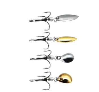 SNEDA Sea Fishing Triple Thened Three Hooks 4# 6# 8# High-carbon Steel Rotating Sequined Fish Hooks – Hooks – view 5